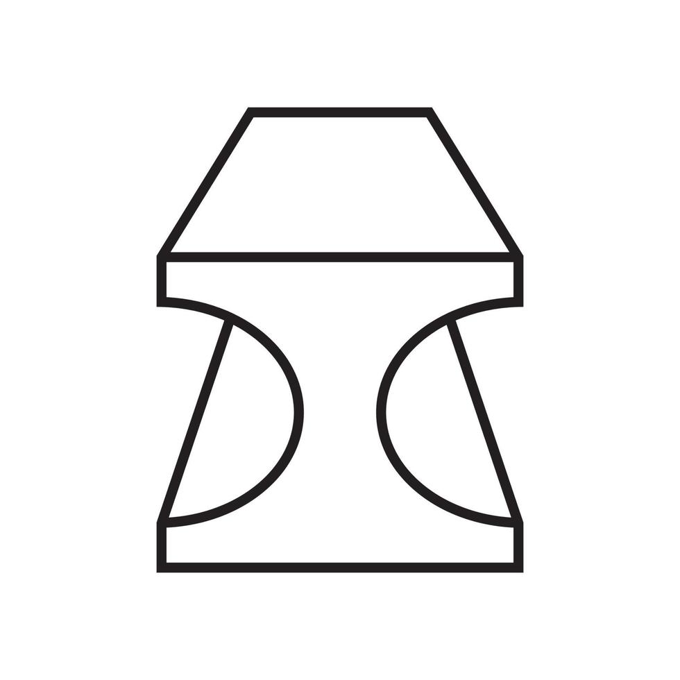 acero metalúrgico icono vector