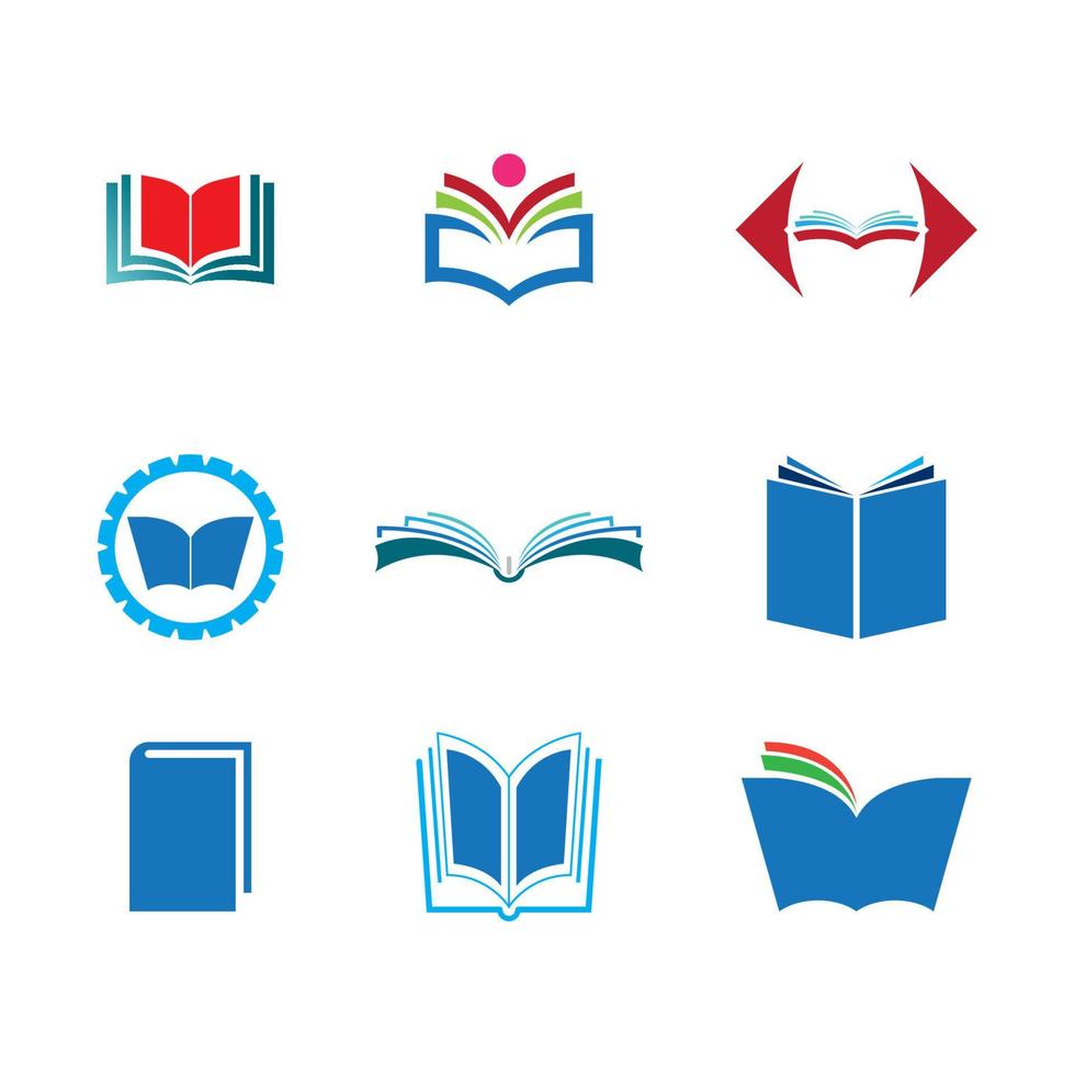 educación libro logo vector