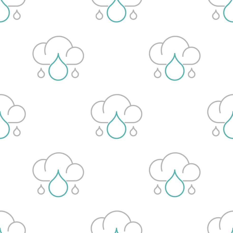 Rainy seamless pattern design repeat textile design fabric print vector