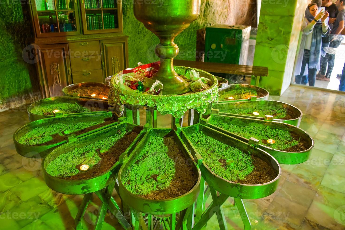 Chak chak, Iran - 4th june, 2022 -Temple in a cave in Chak Chak ancient village in Iran, holy place for Zoroastrians photo