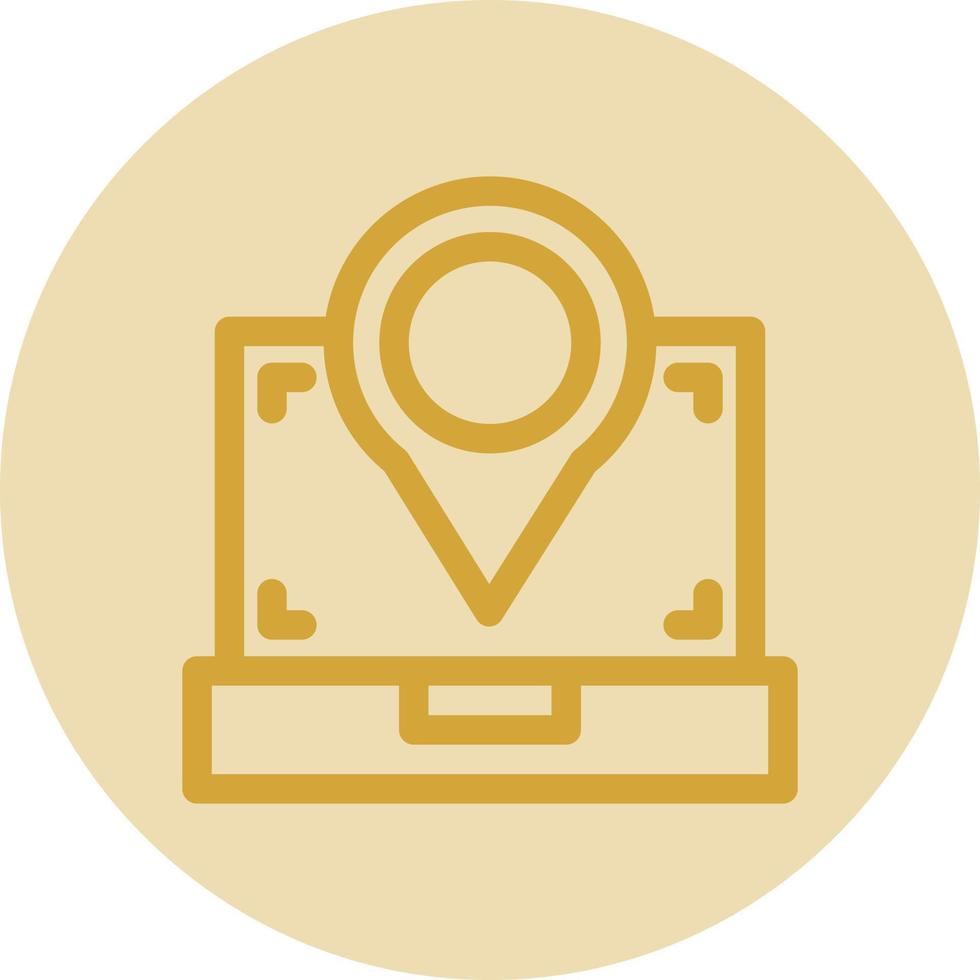 Scanning Location Vector Icon Design