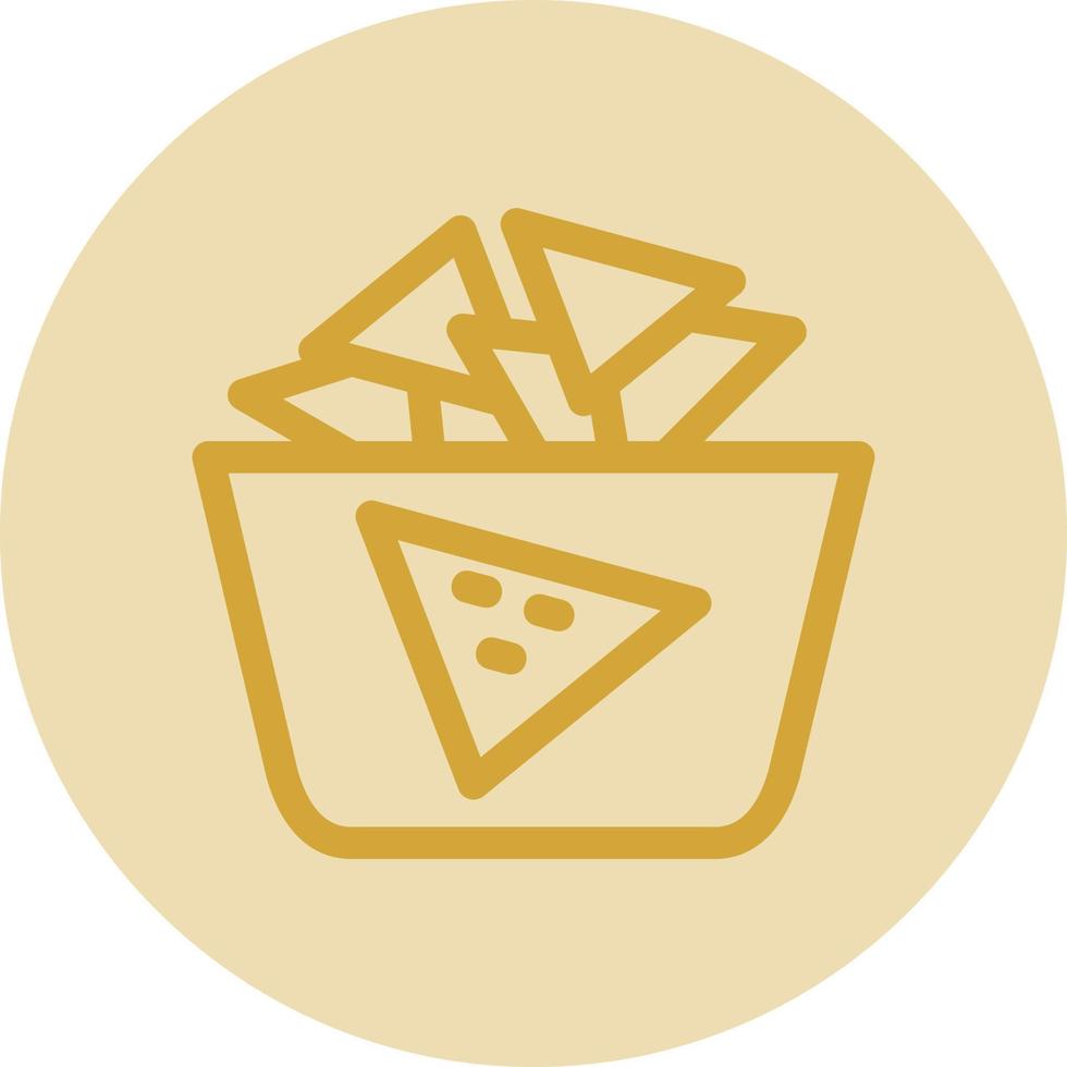 Nachos Vector Icon Design