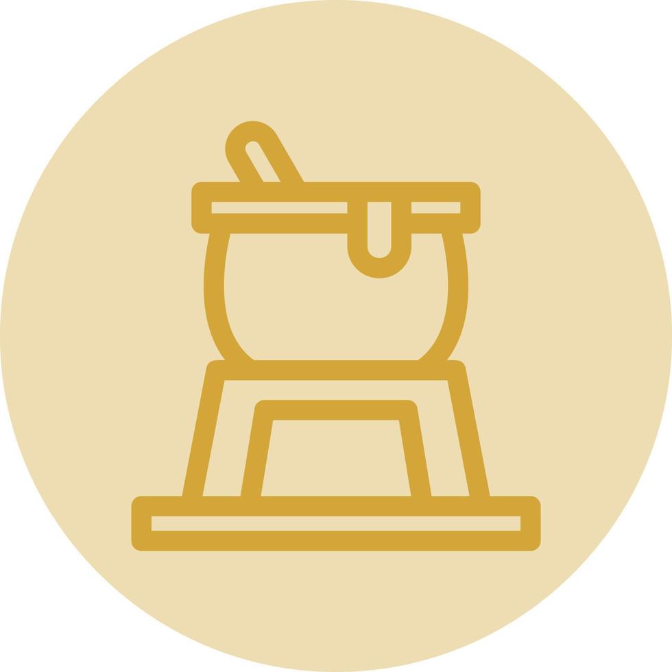 Fondue Vector Icon Design