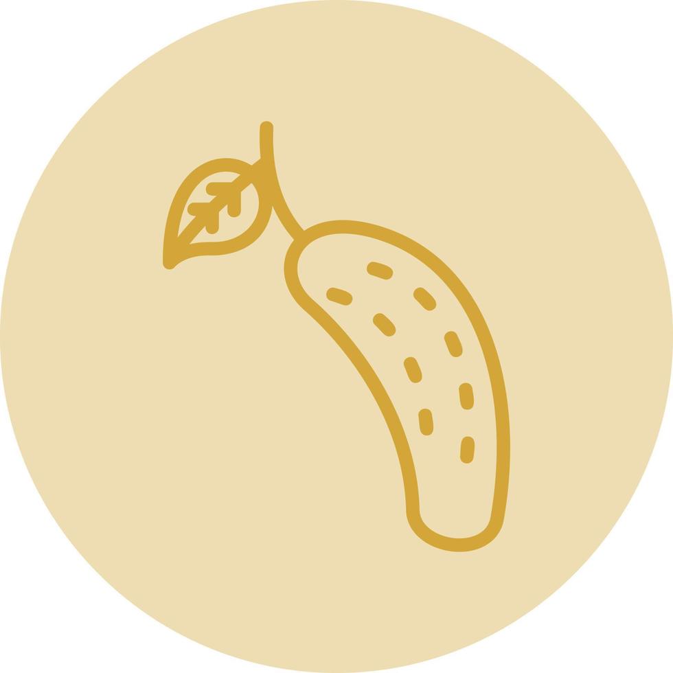 Cucumber Vector Icon Design