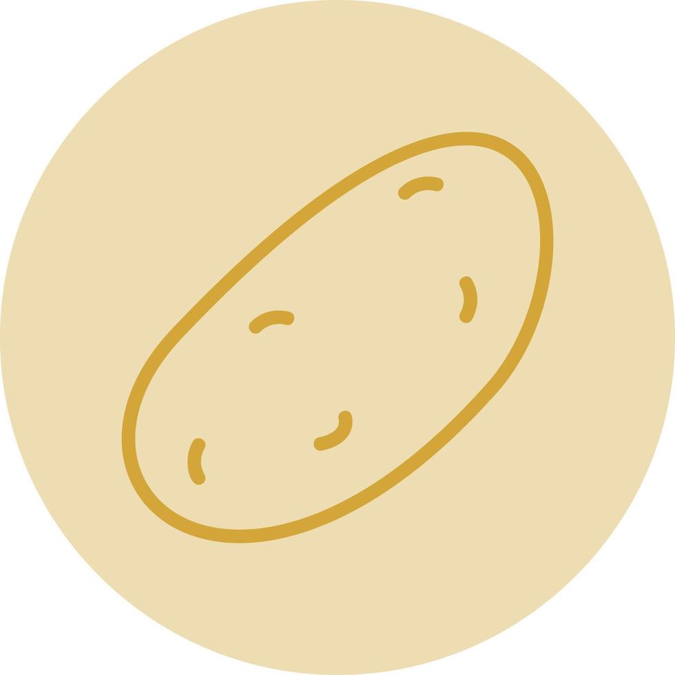 Potato Vector Icon Design