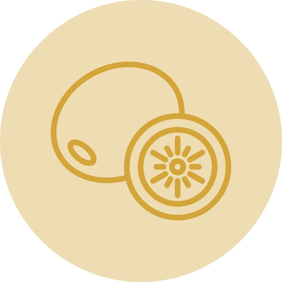 Kiwi Vector Icon Design