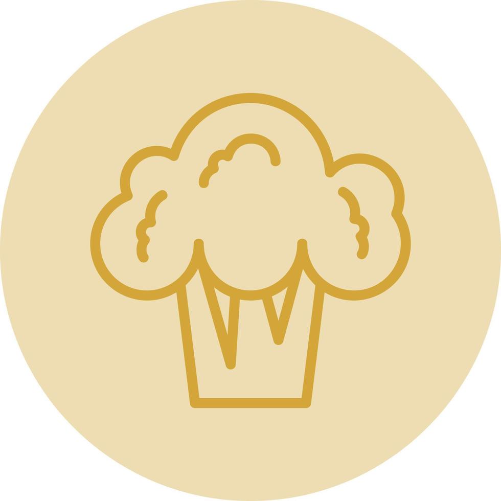 Broccoli Vector Icon Design