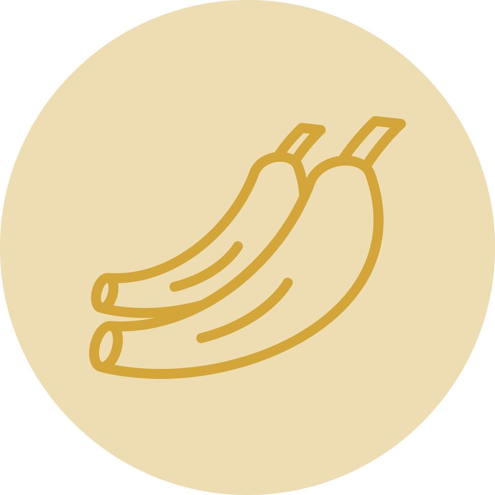 diseño de icono de vector de plátano