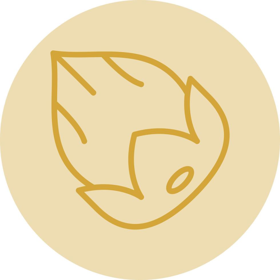 Hazelnut Vector Icon Design