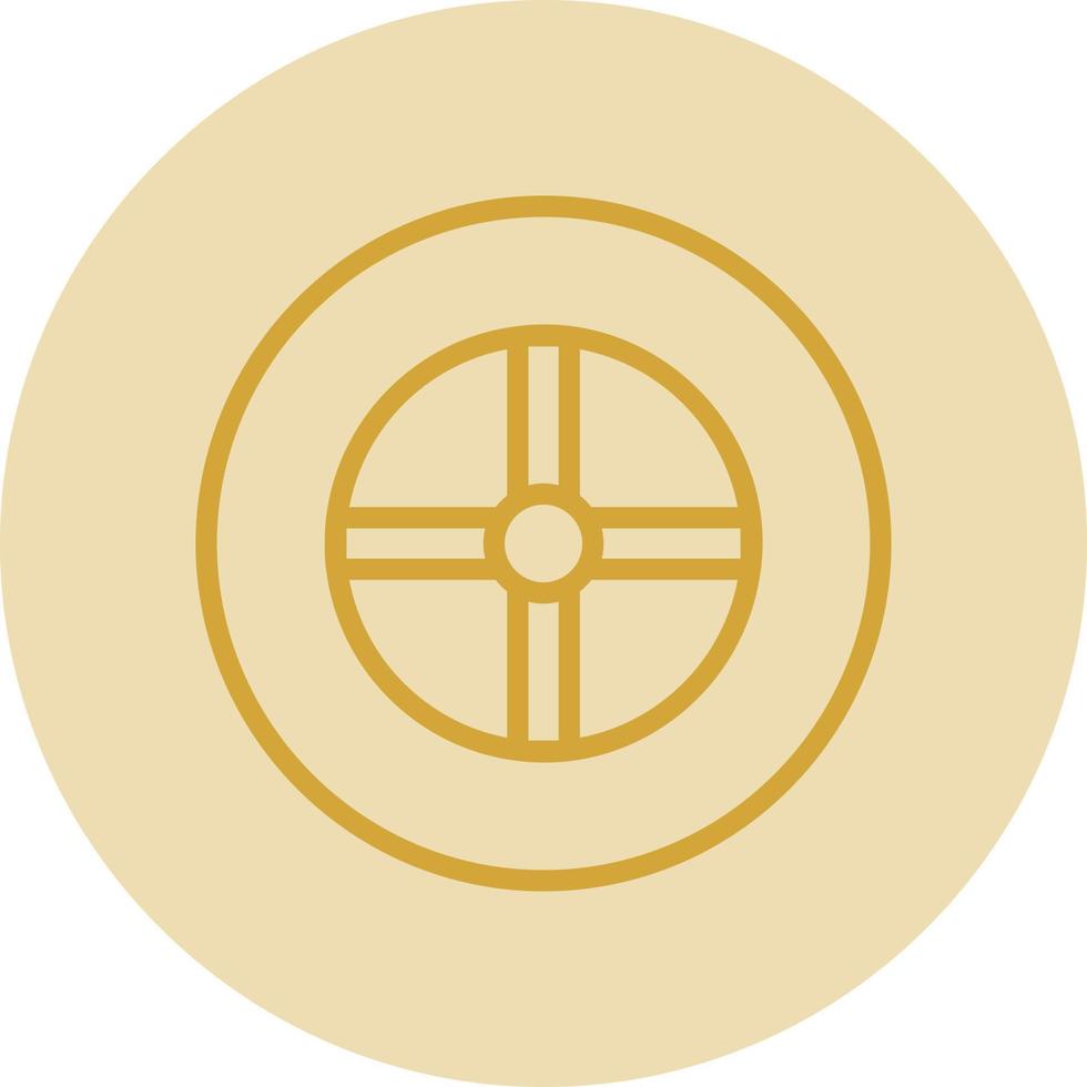 Wheel Vector Icon Design