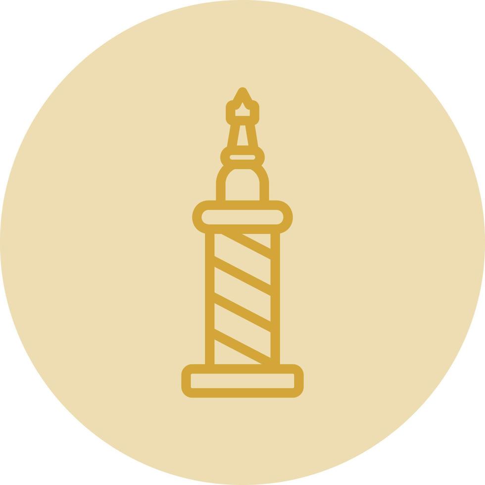 Trajans Column Vector Icon Design