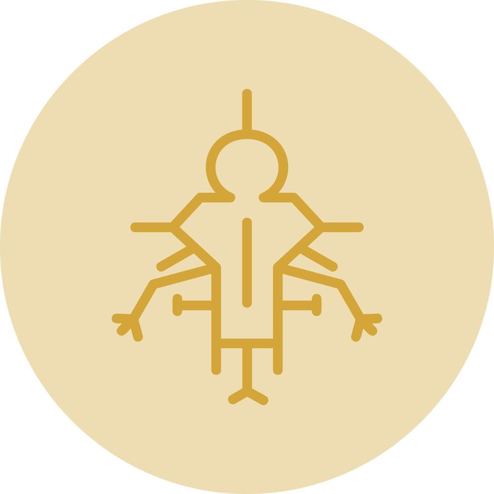 Nazca Lines Vector Icon Design