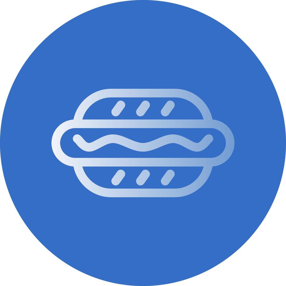 Hot Dog Vector Icon Design