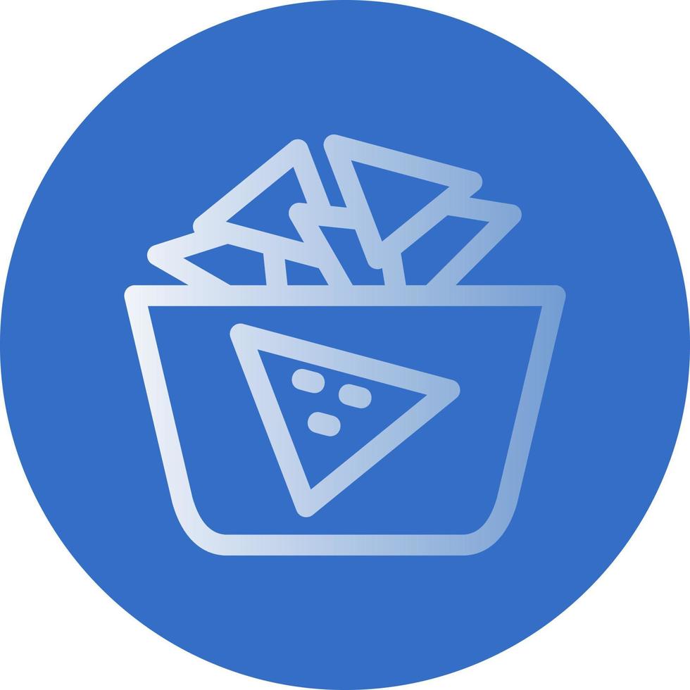 Nachos Vector Icon Design
