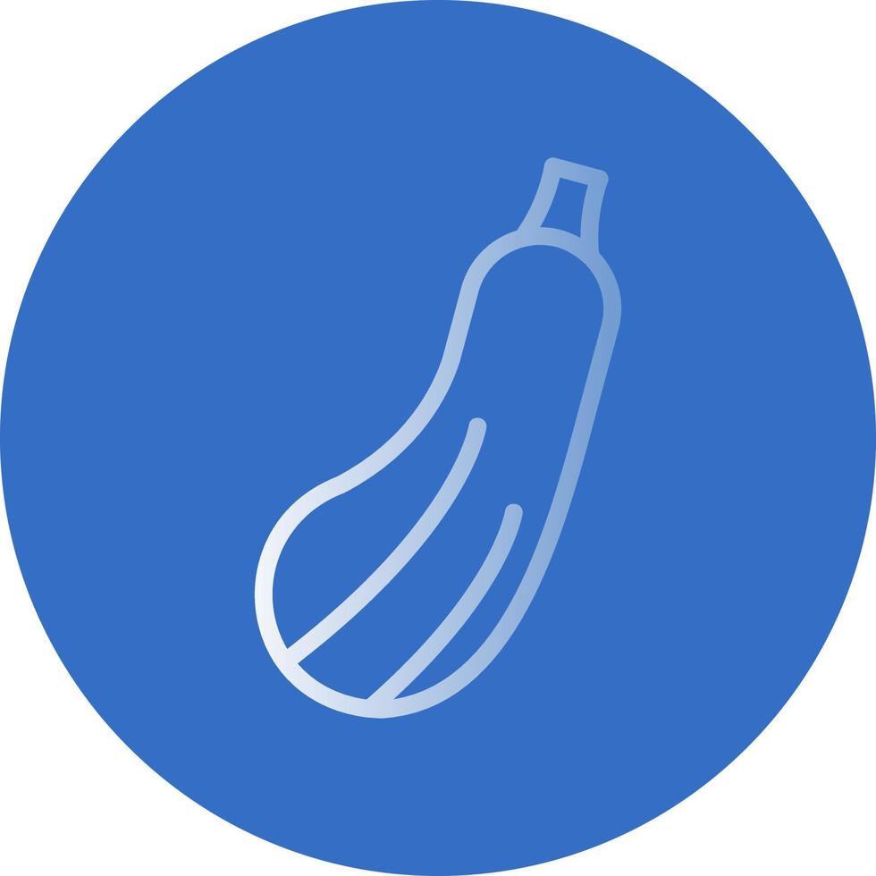 Zucchini Vector Icon Design