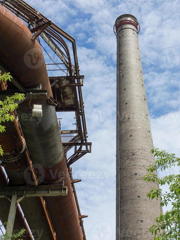 industrial Monumento en el alemán ruhr aerea foto