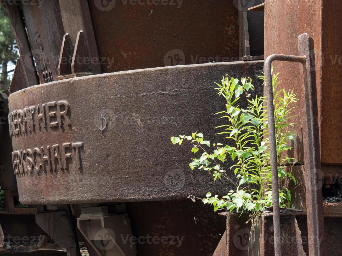 industrial Monumento en el alemán ruhr aerea foto