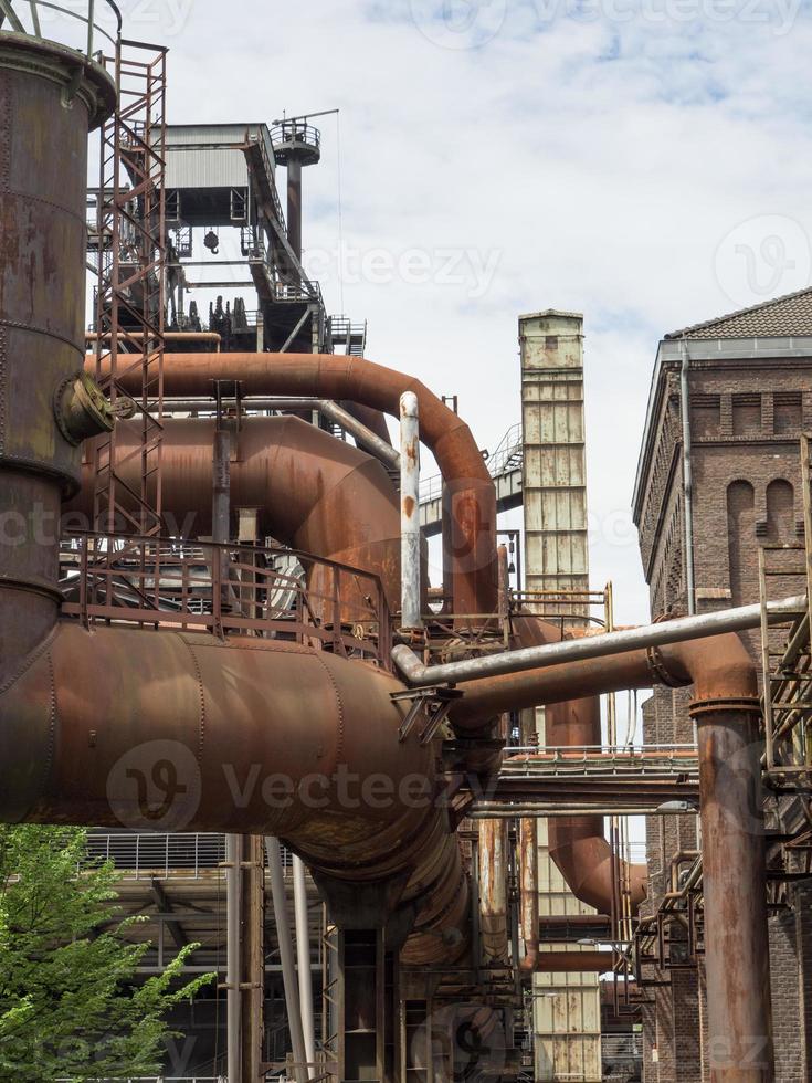 industrial Monumento en el alemán ruhr aerea foto