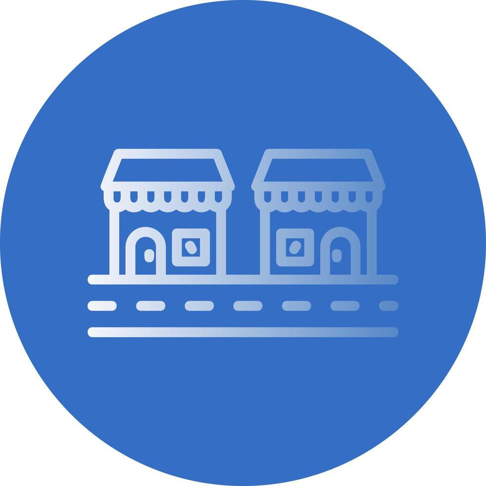 Street Market Vector Icon Design