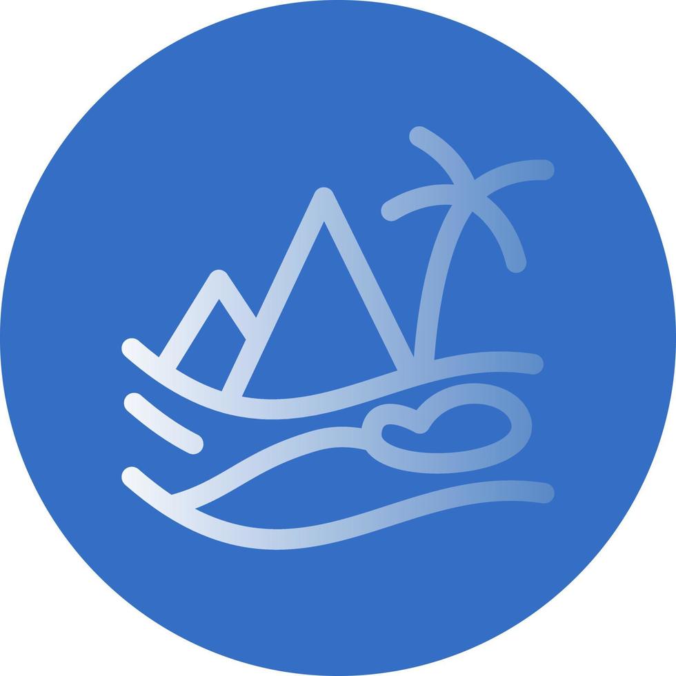 Desert Vector Icon Design