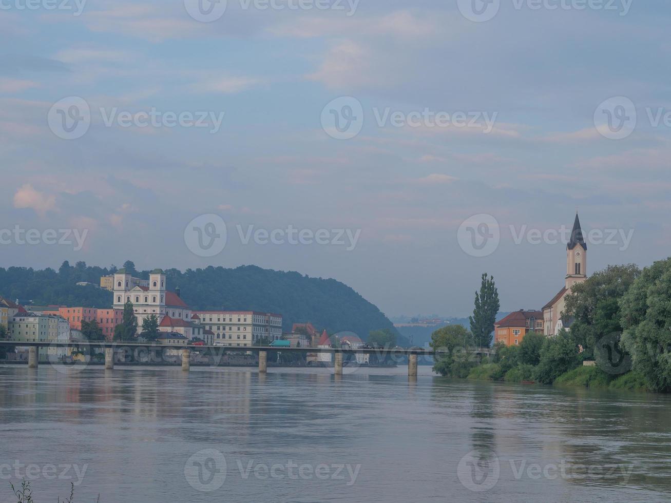 the city of passau in bavaria photo