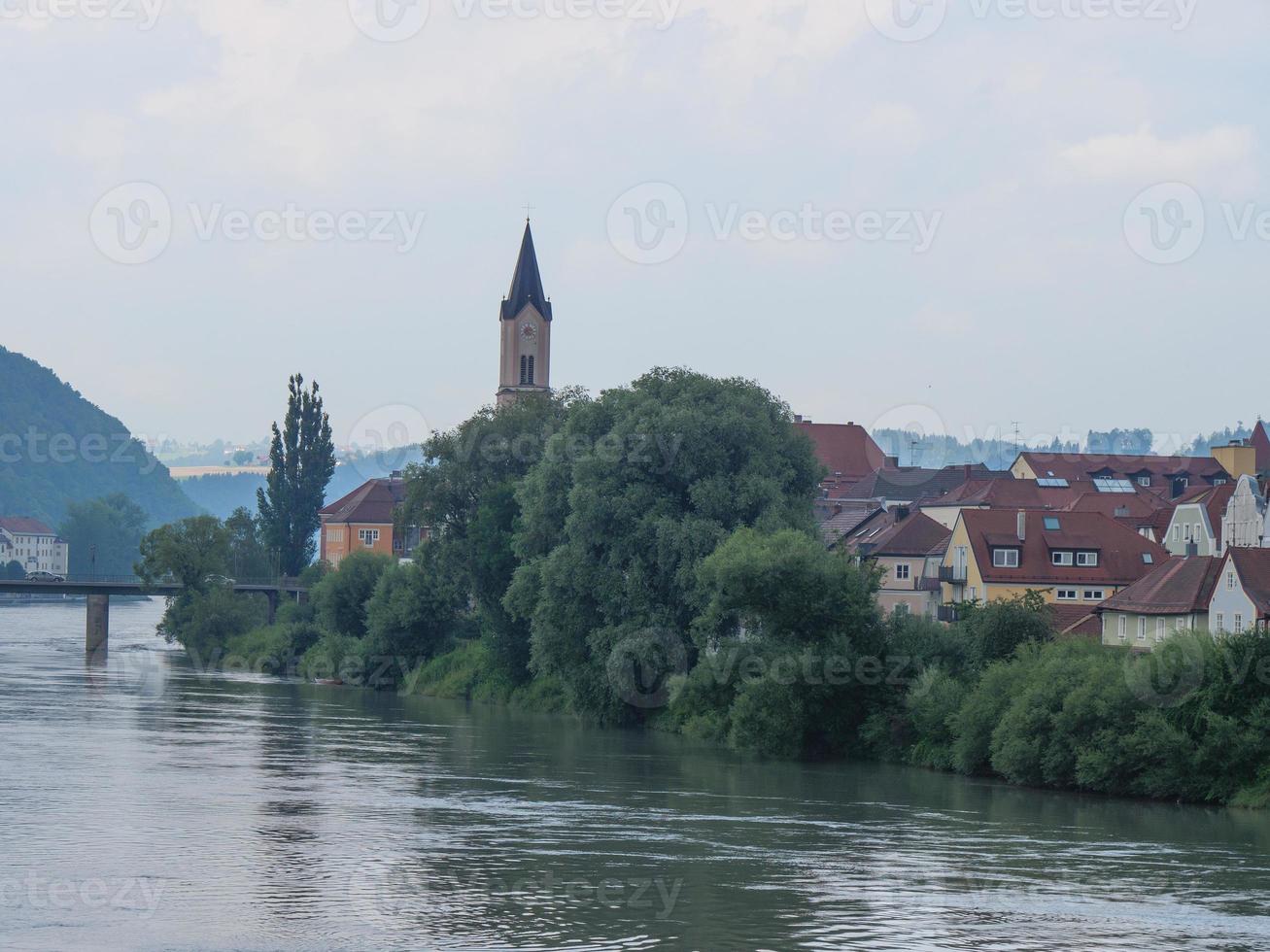 the city of passau in bavaria photo