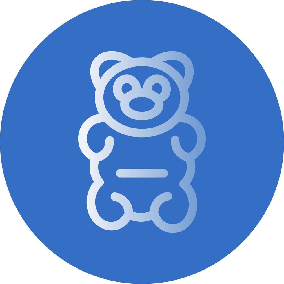 Gummy Bear Vector Icon Design