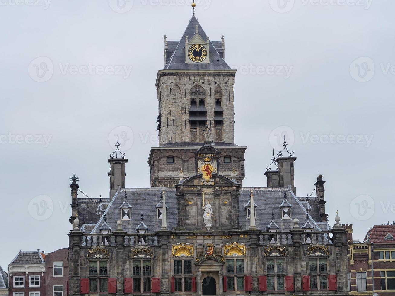 the city of delft in the netherlands photo