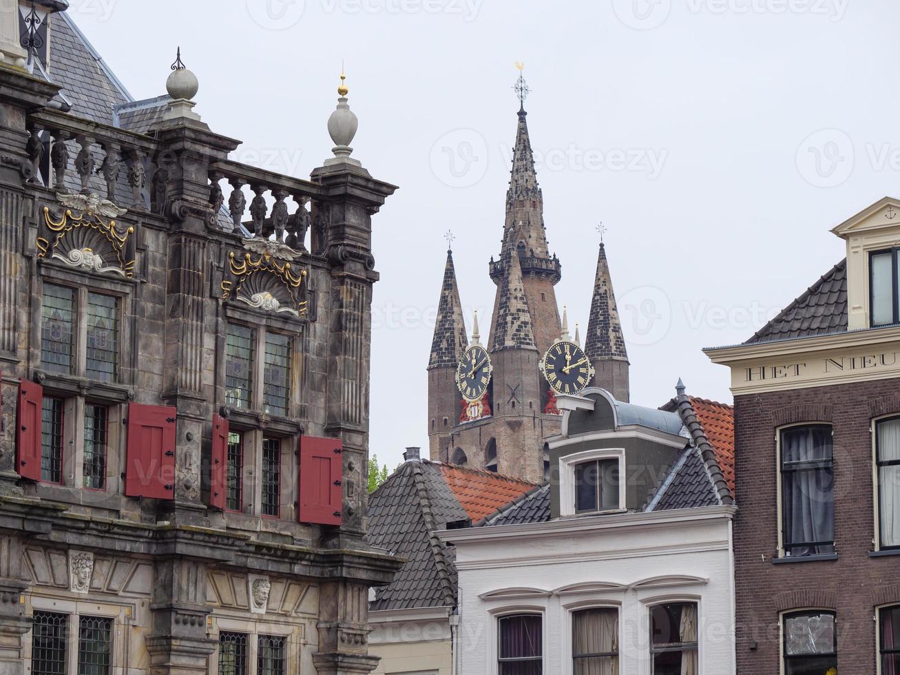 the city of delft in the netherlands photo