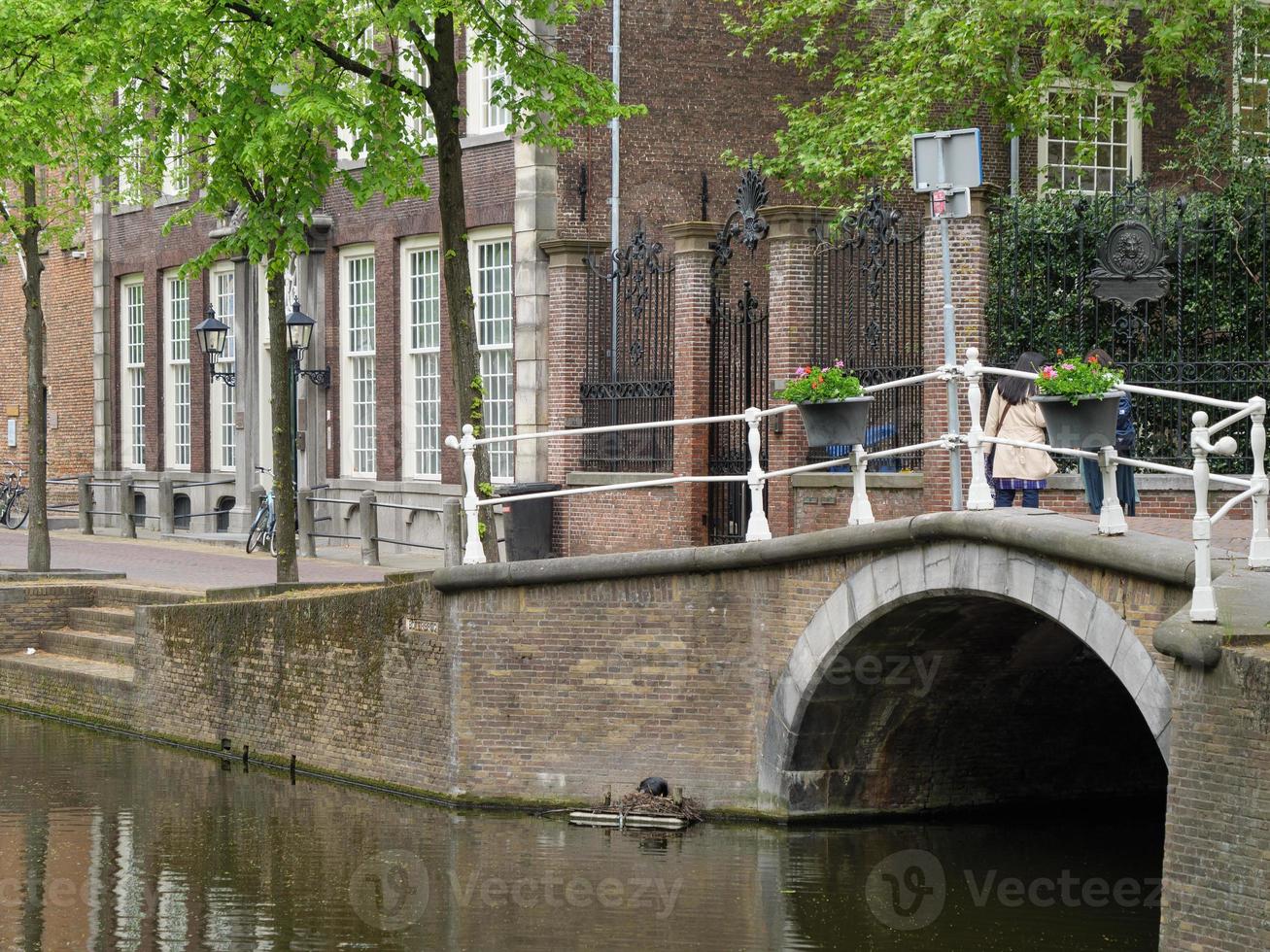 the city of delft in the netherlands photo