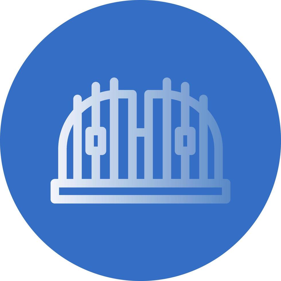 Dubai Gate Vector Icon Design