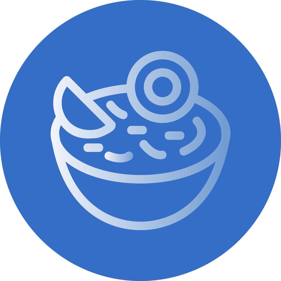Poke Food Vector Icon Design