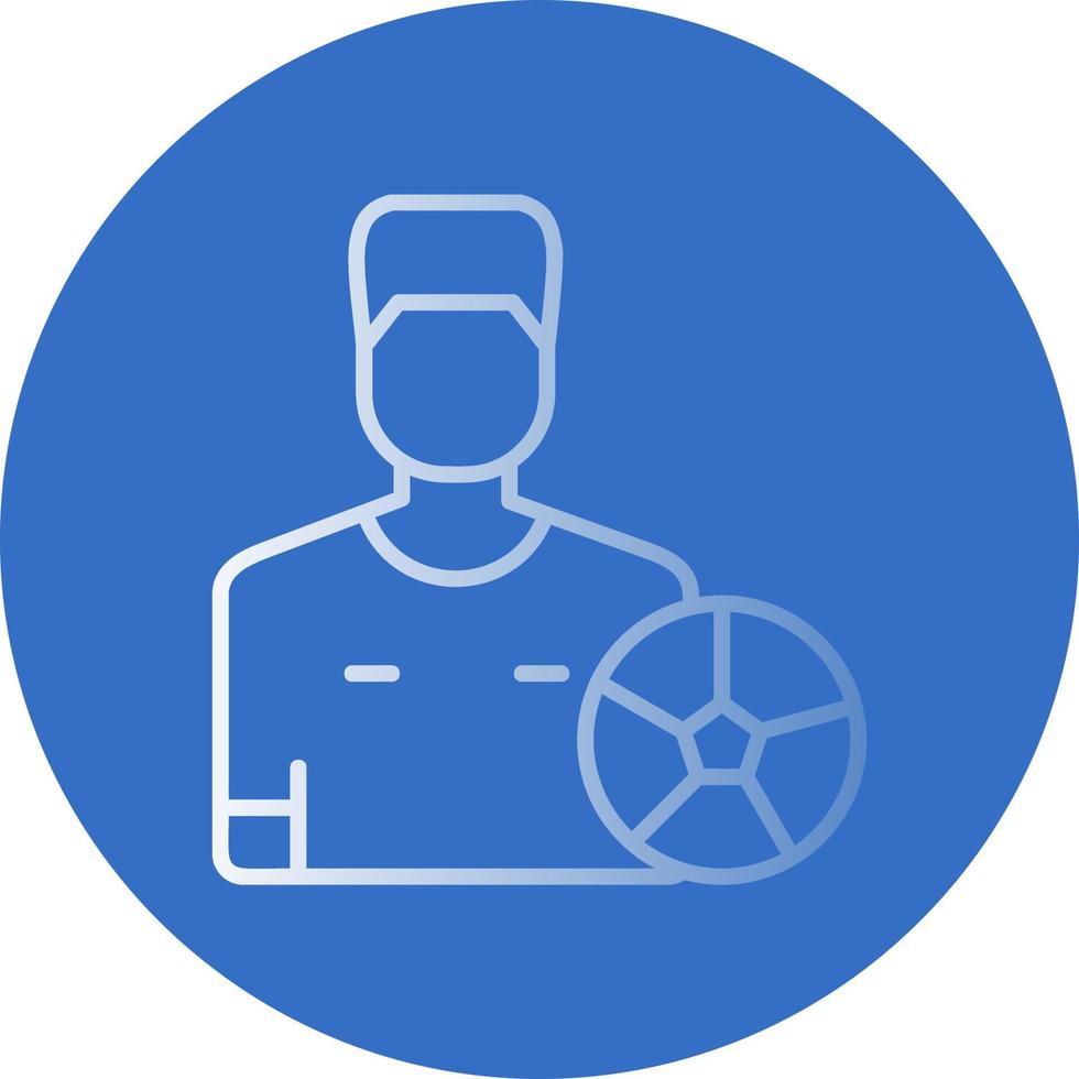 Football Player Vector Icon Design