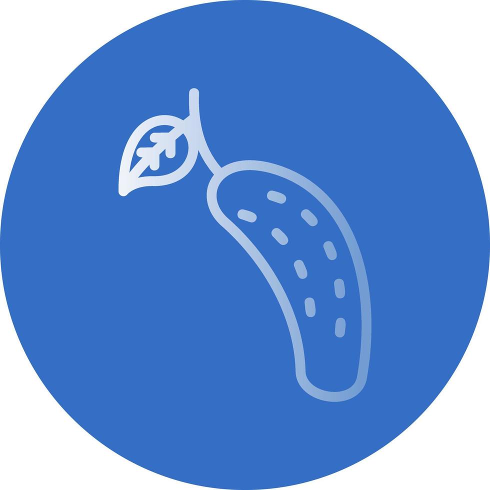 Cucumber Vector Icon Design