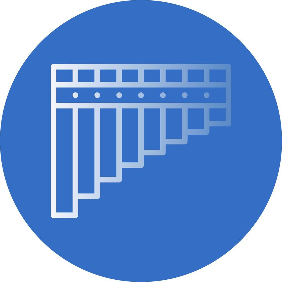 Pan Flute Vector Icon Design