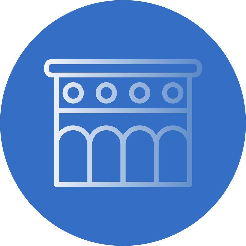 Aqueduct Vector Icon Design