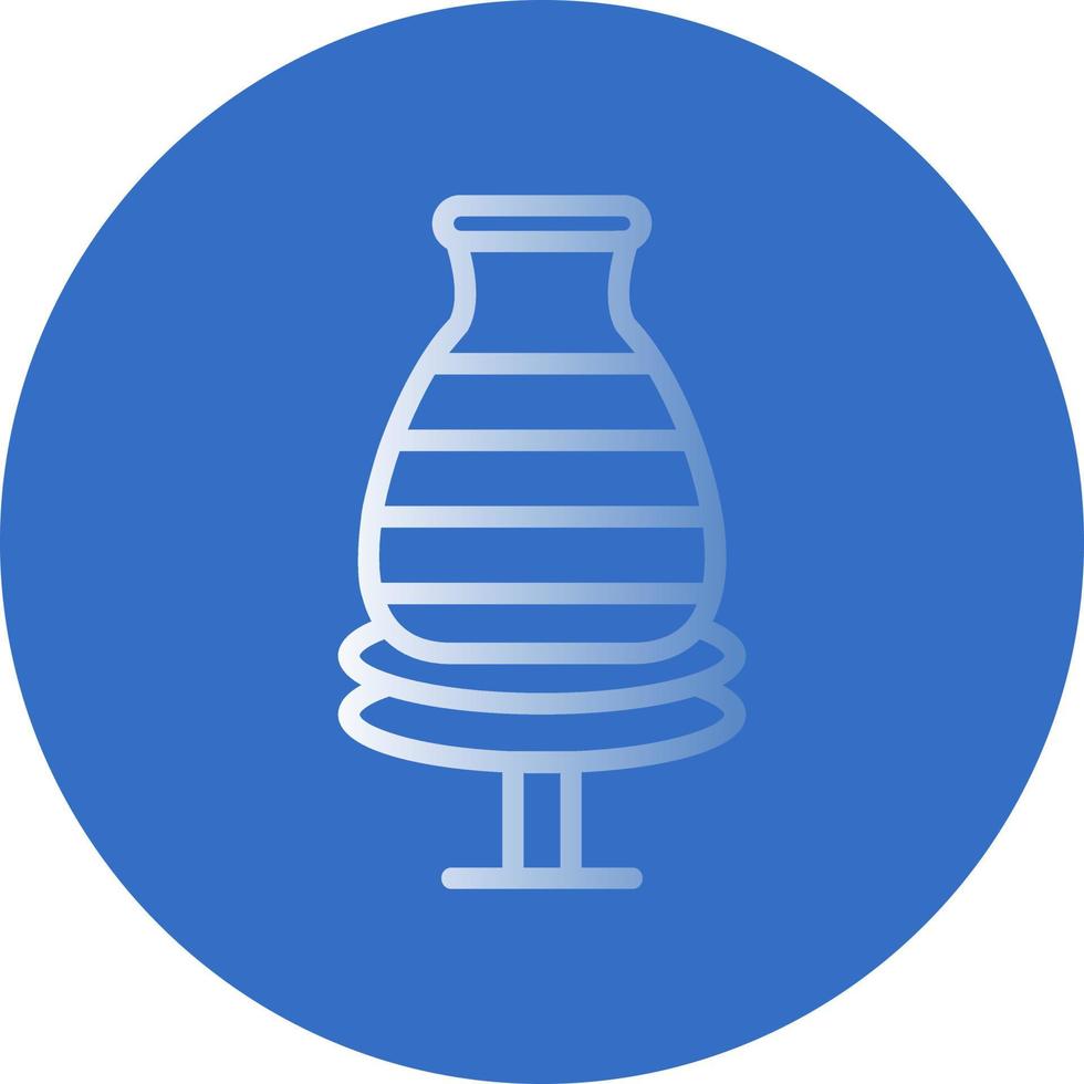 Potter Wheel Vector Icon Design