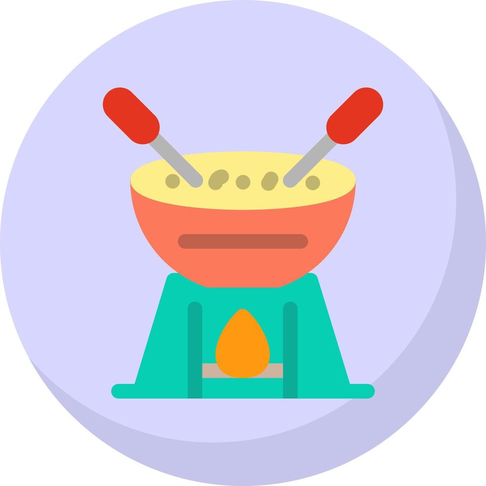 Fondue Vector Icon Design