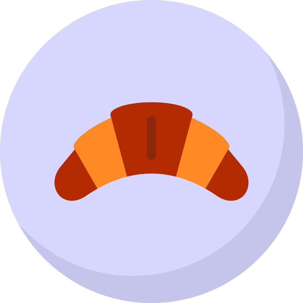 Croissant Vector Icon Design