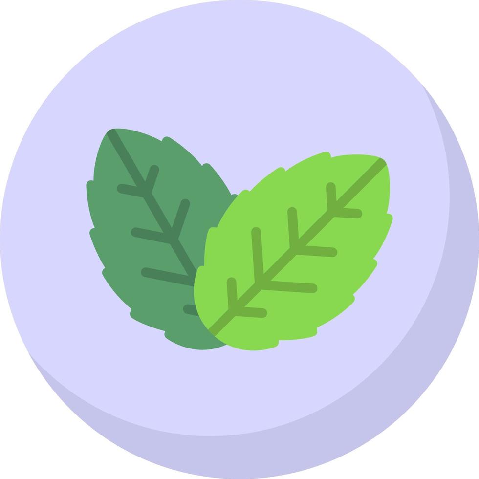 Herb Leaf Vector Icon Design