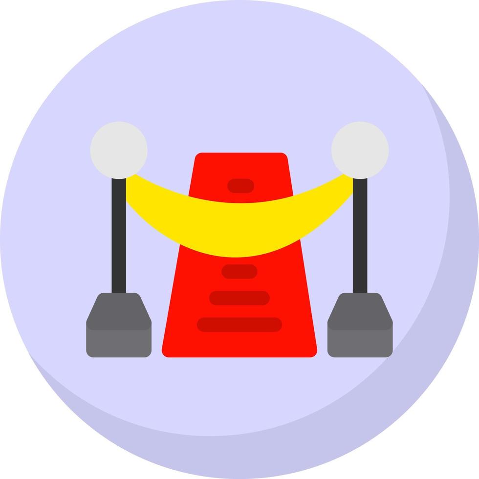 diseño de icono de vector de alfombra roja