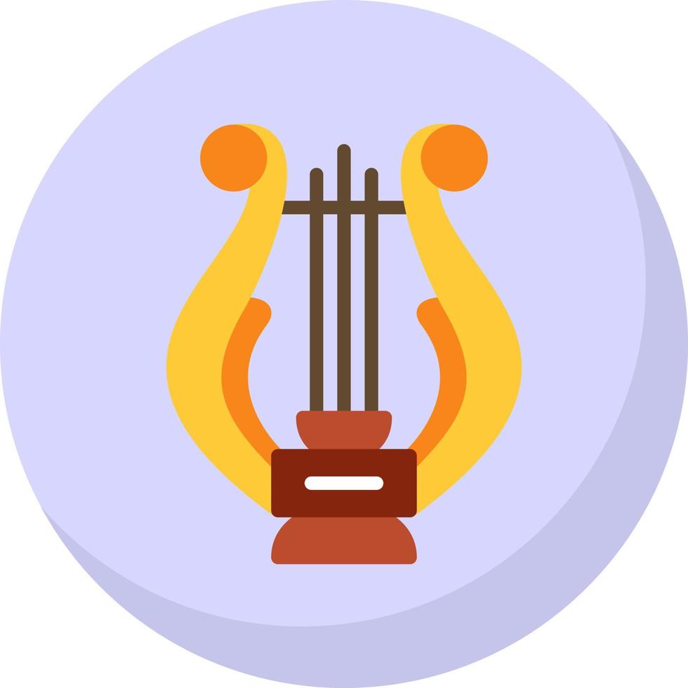 Lyre Vector Icon Design