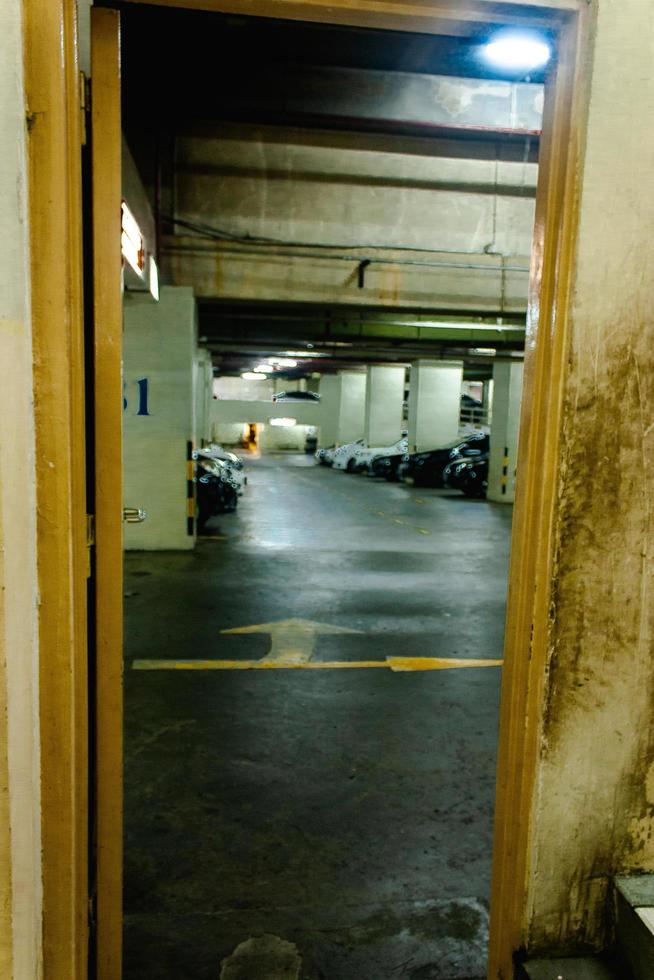 Underground cars park at Senayan City Center Indonesia photo