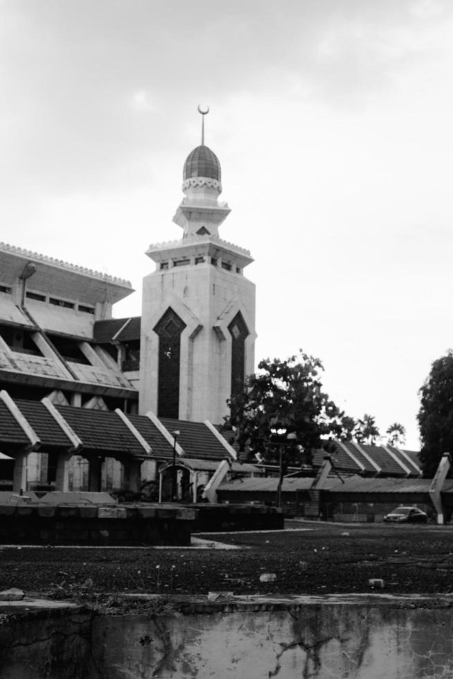 Beautiful AT TIN mosque Jakarta, Islamic background Mosque photo