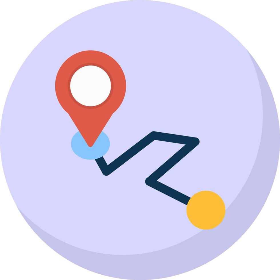Point Destination Vector Icon Design