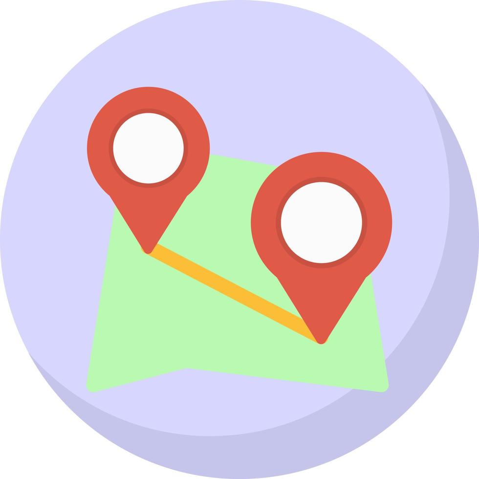 Multiple Destinations Vector Icon Design