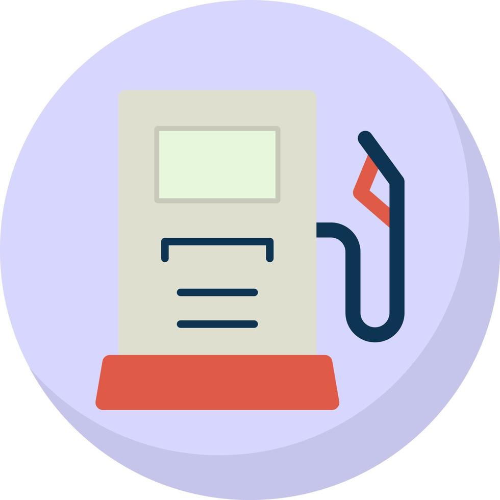 Gas Station Vector Icon Design