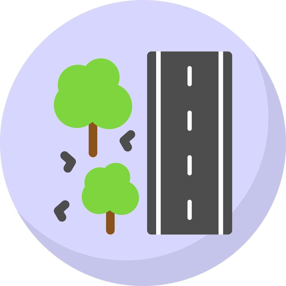 Roadside Vector Icon Design