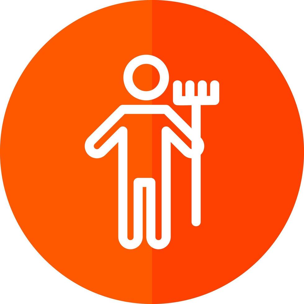 Man Holding Mop Vector Icon Design