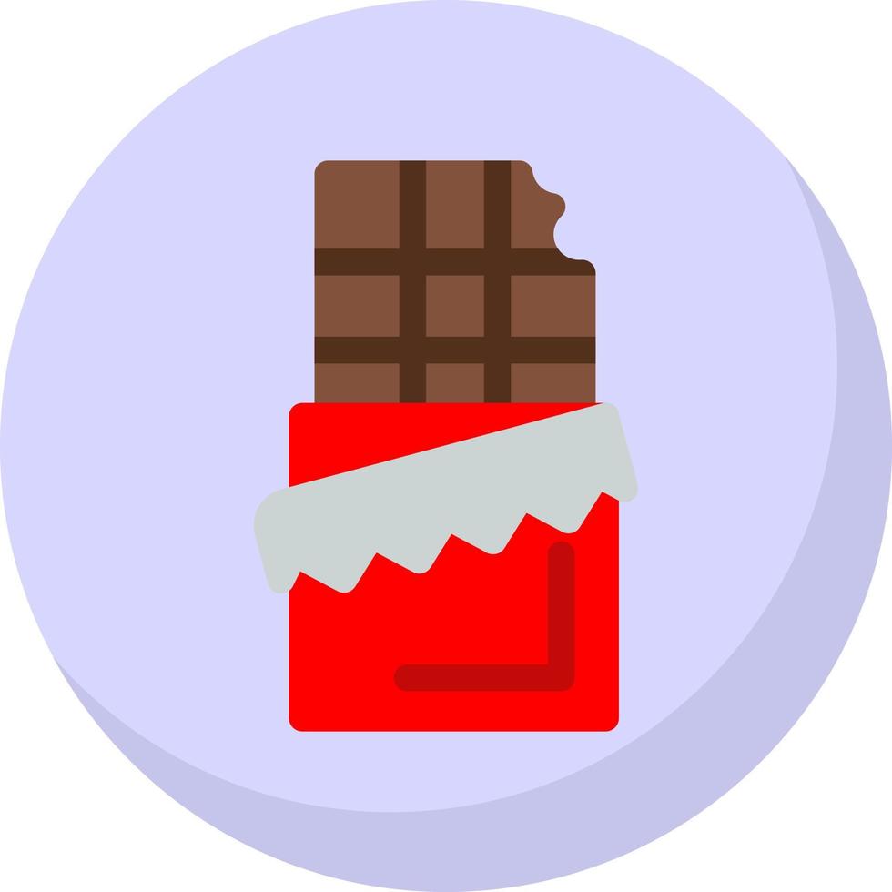 Chocolate Bar Vector Icon Design